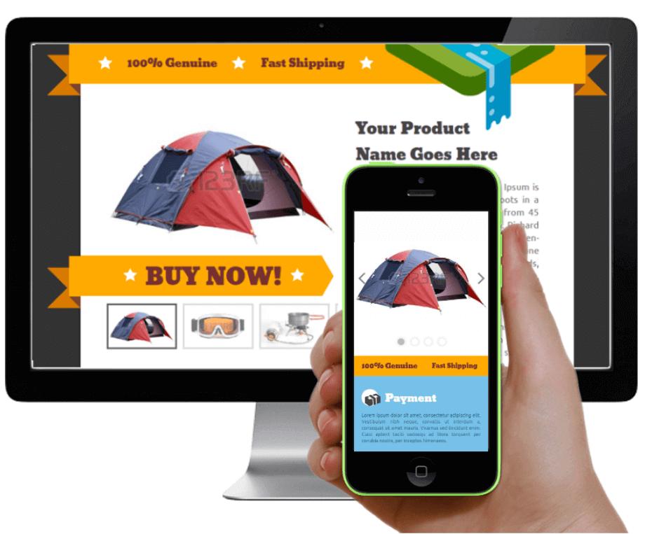 A responsive ebay template