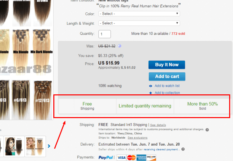 Optimize eBay listing with 'why to buy'