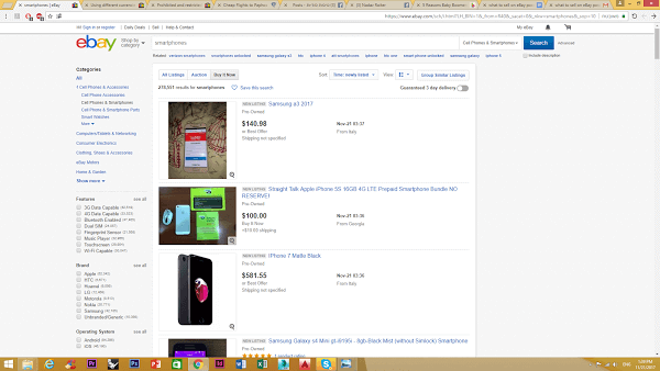smartphones not to sell on ebay