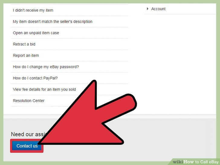 How To Reach EBay Customer Service In Seconds Secrets Revealed   Ebay Customer Service Contact Us Button 