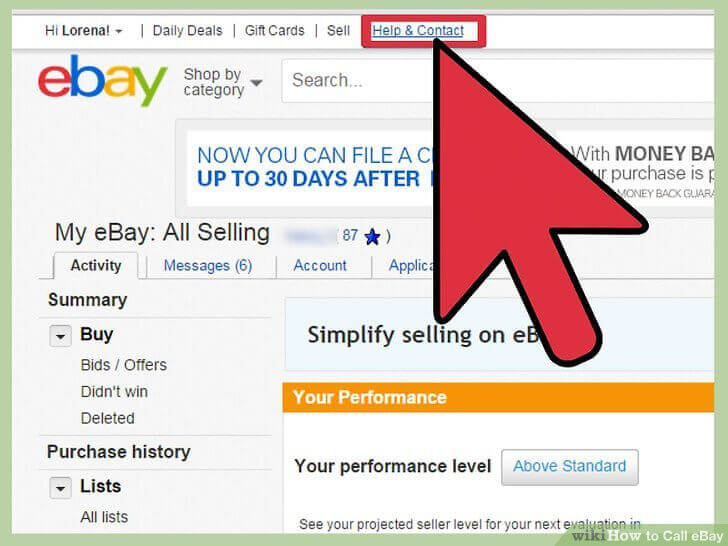 Uk chat ebay Contacting Customer