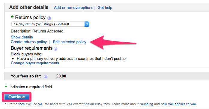 ebay return policy