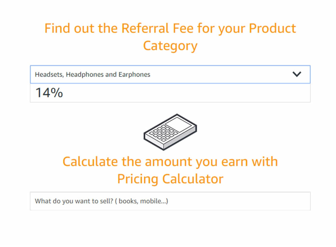 amazon sales calculator