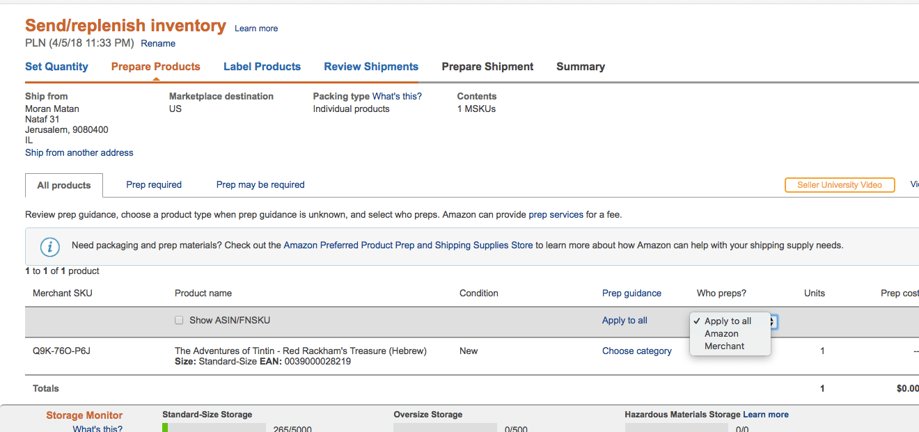 Shipping Fee Calculator