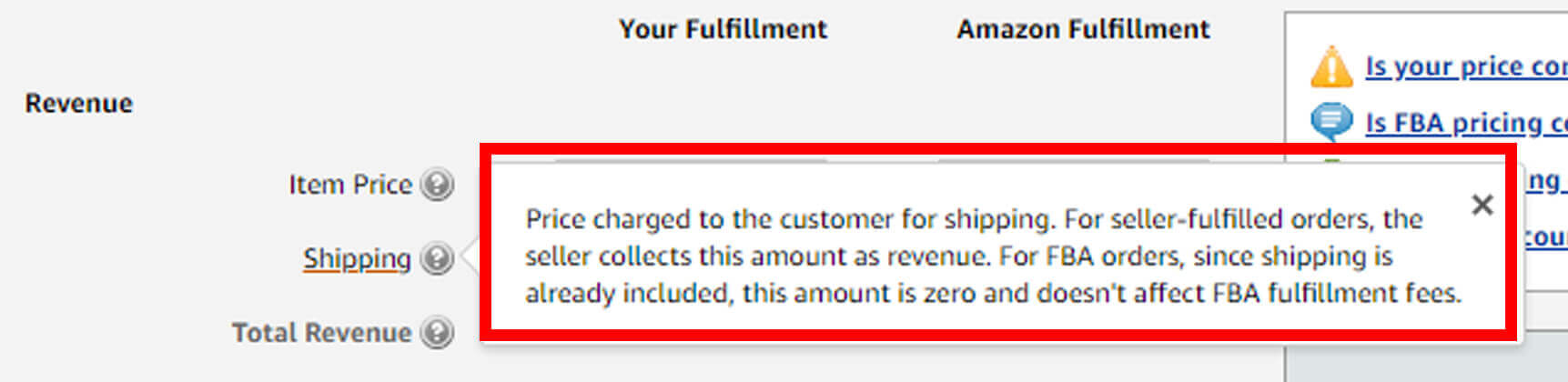 inventory labs fba shipping charges