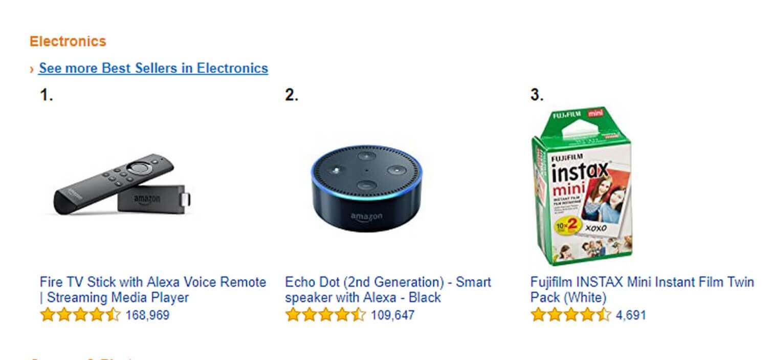 10 best sellers on amazon