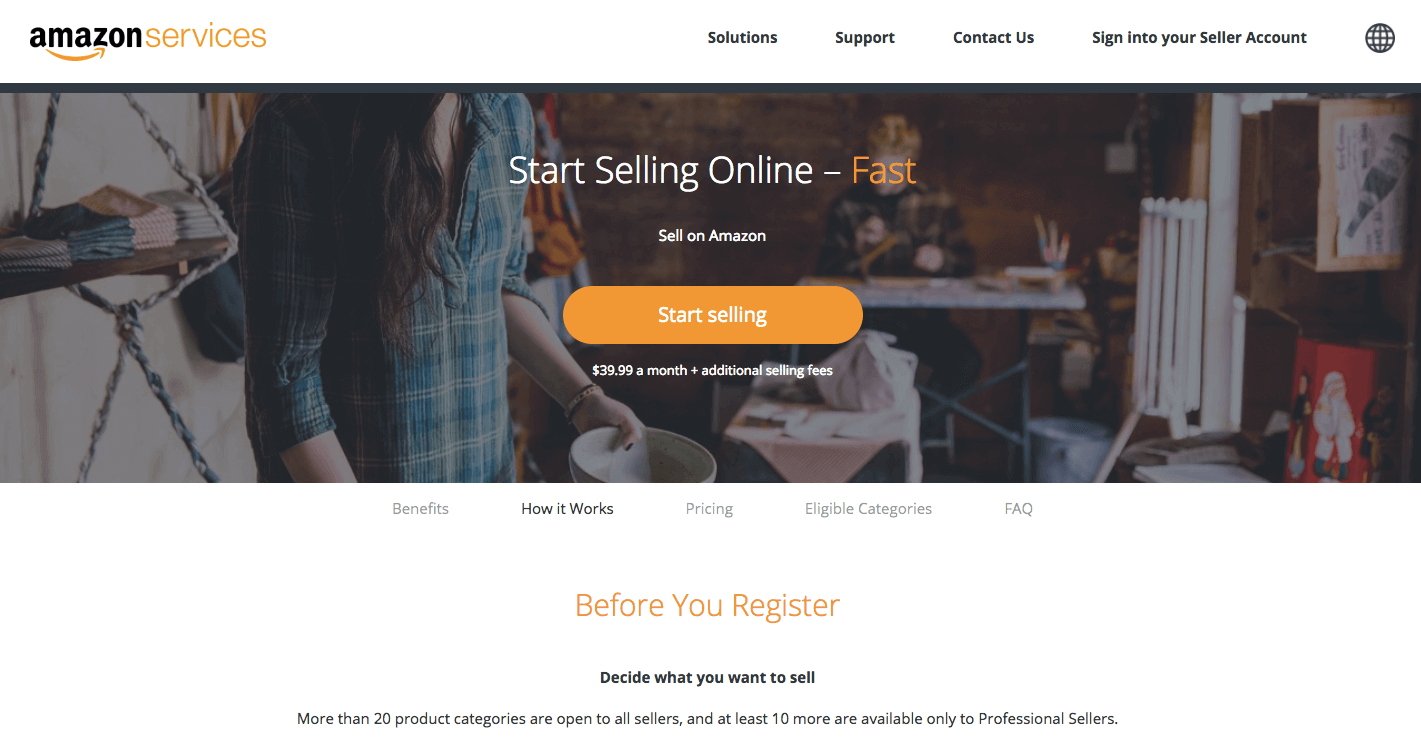 How to Create an Account to Start Selling on