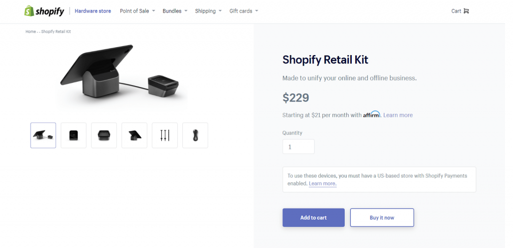 shopify pos tablet